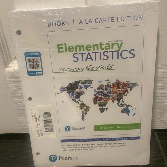 Elementary Statistics: Picturing the World, Books a la Carte Edition - Picture 2 of 2